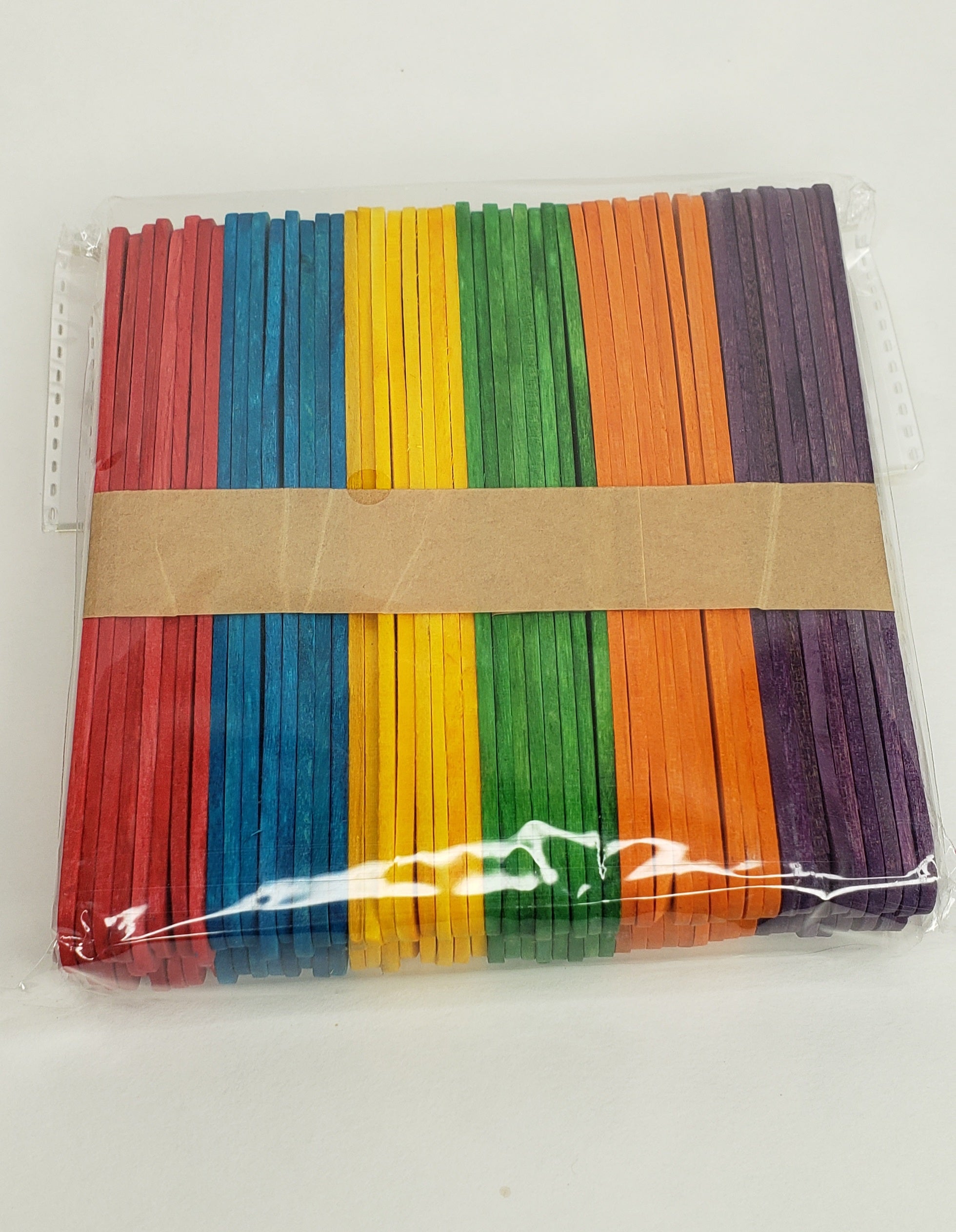 Wooden Craft Popsicle Sticks, Plain or Assorted Colors- 4 1/2 in., 100 –  Calhoun's Sweet Treats