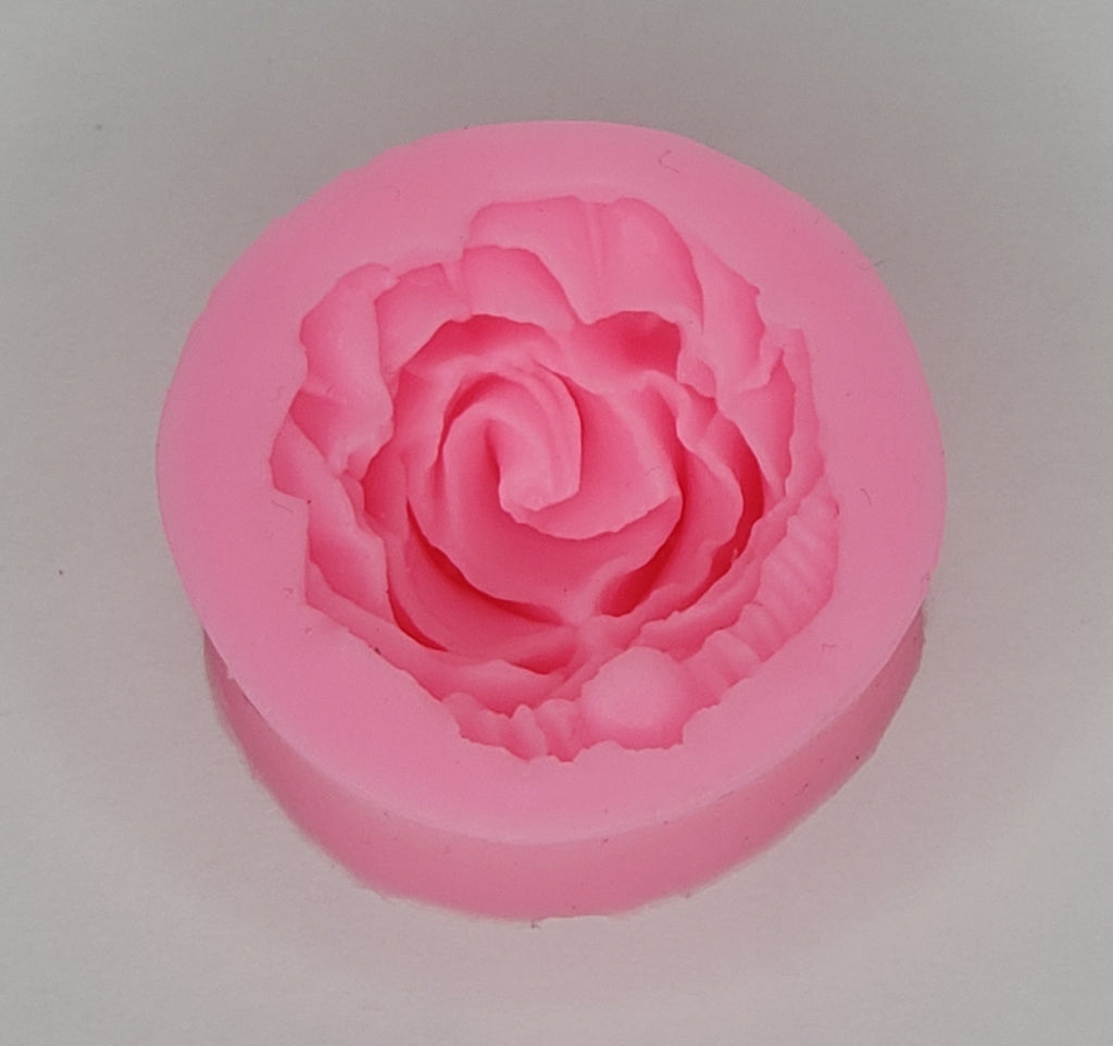 4 Cavity Rose Silicone Mold