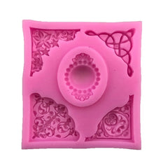 Lace Silicone Mold. Treat making, silicone candy making supplies, fondant supplies for bakers and treat makers.